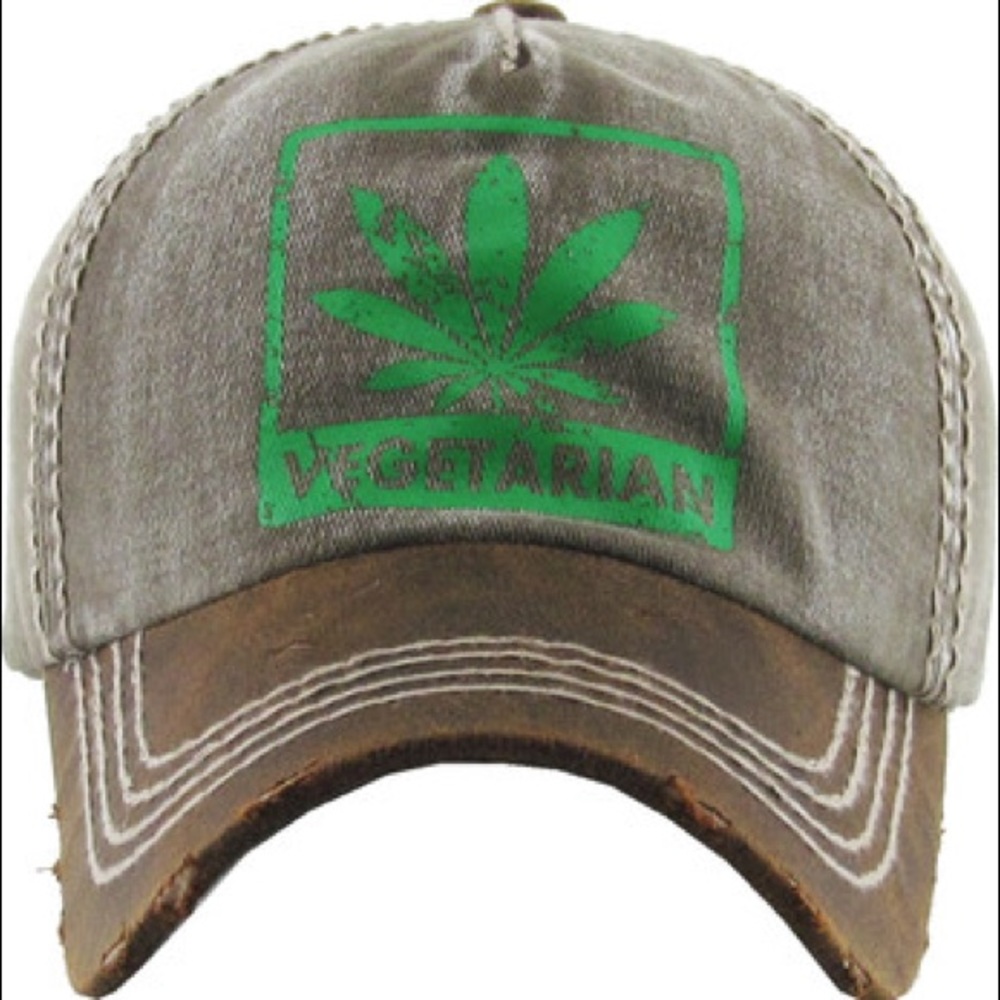 LEAF VEGETERIAN VINTAGE BALLCAP